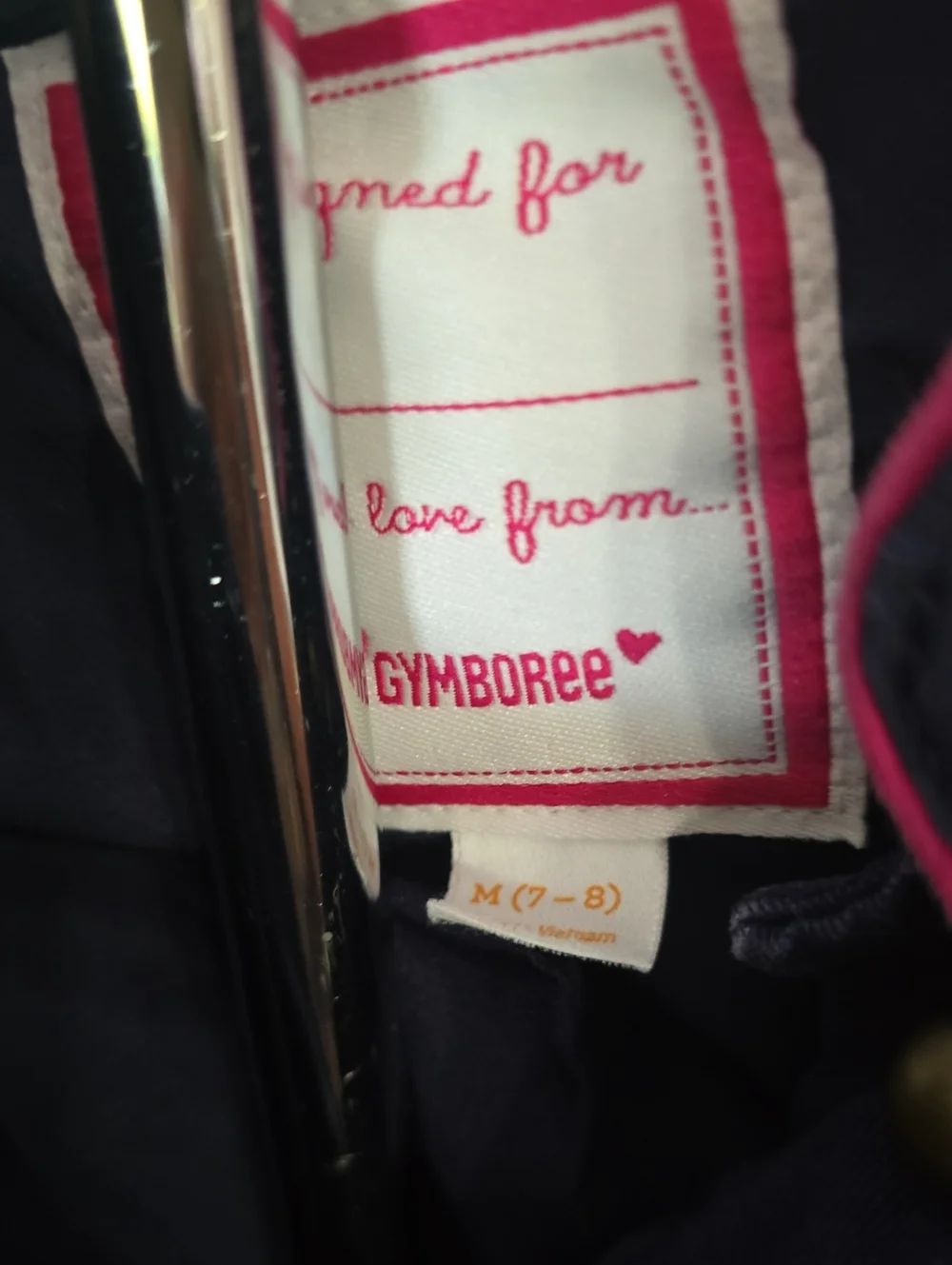 Gymboree Navy Blazer Jacket  with Pink Trim